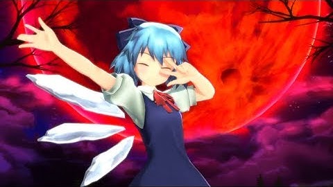 Touhou Azure Reflections - Cirno C (Lunatic, 1cc, no bomb, all spellcards captured)