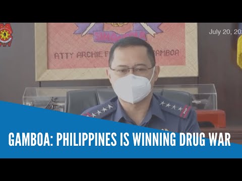 Gamboa: Philippines is winning drug war