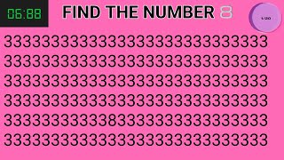 Find the Number - #39 the difference game.#braingame #gaming #findtheodd #odd #emoji screenshot 1