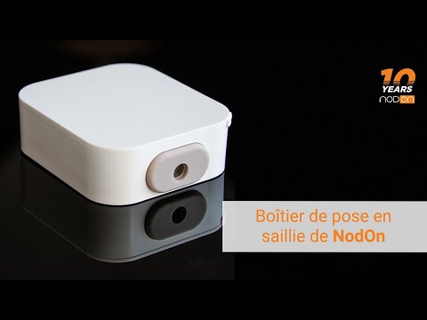 Boîtier de pose en saillie pour micromodules NodOn