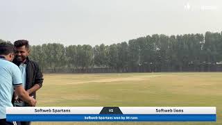 Softweb lions vs Softweb Spartans | softweb premier league 2025-26(Super League) | Live - Ahmedaba…