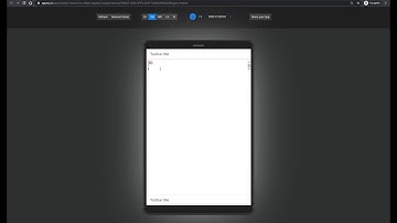 Appery.io Ionic 4 Textarea FAB and Html components