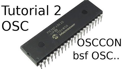 Assembly Tutorial 2: Setting up the oscillator