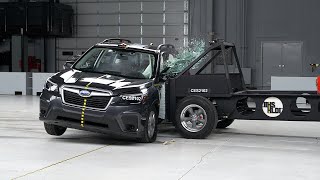 2021 Subaru Forester updated side IIHS crash test