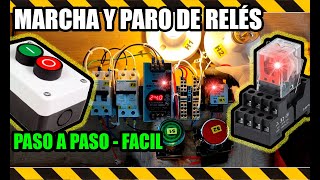 ⚡ Marcha y Paro Autoenclavamiento de Reles ⚡