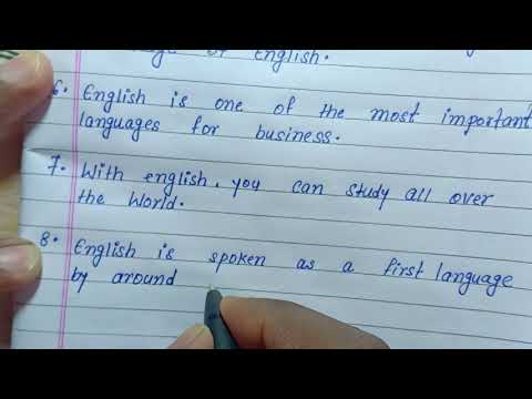 Essay On Importance Of English Language | 10 Lines Essay On English Language | Easy Short Essay