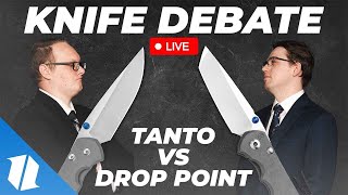 Knife Debate Episode 1: Tanto vs Drop Point