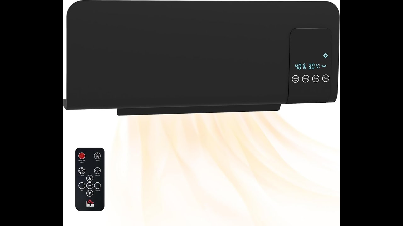 CALEFACTOR ELECTRICO DE PARED, HOMCOM