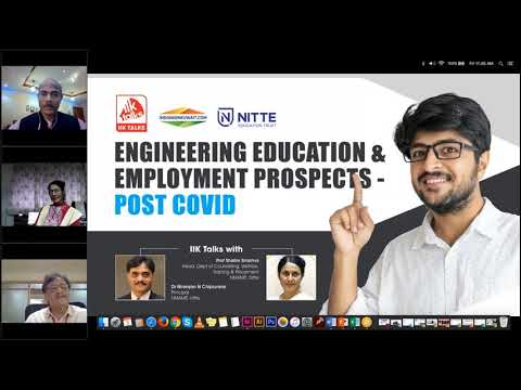 IIK Talks on  the challenges and concerns of Engineering Education post-Covid