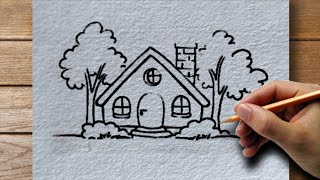 "Unlock Your Inner Architect: Step-by-Step Guide to Drawing the Perfect House!"