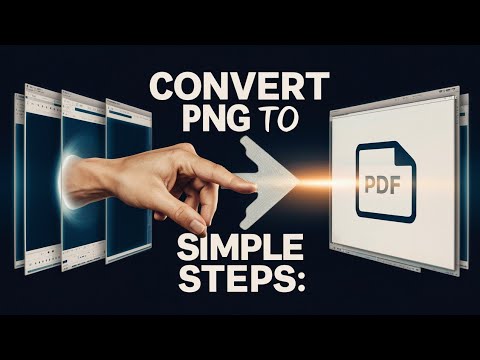 Easy Guide Convert PNG to PDF  PNG to PDF Converter Tutorial