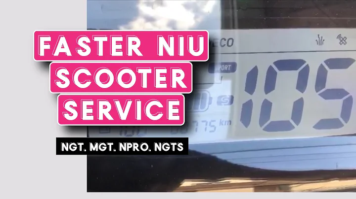 How to Speed up a NIU Scooter (MGT, NGT, NPRO, NGTS)