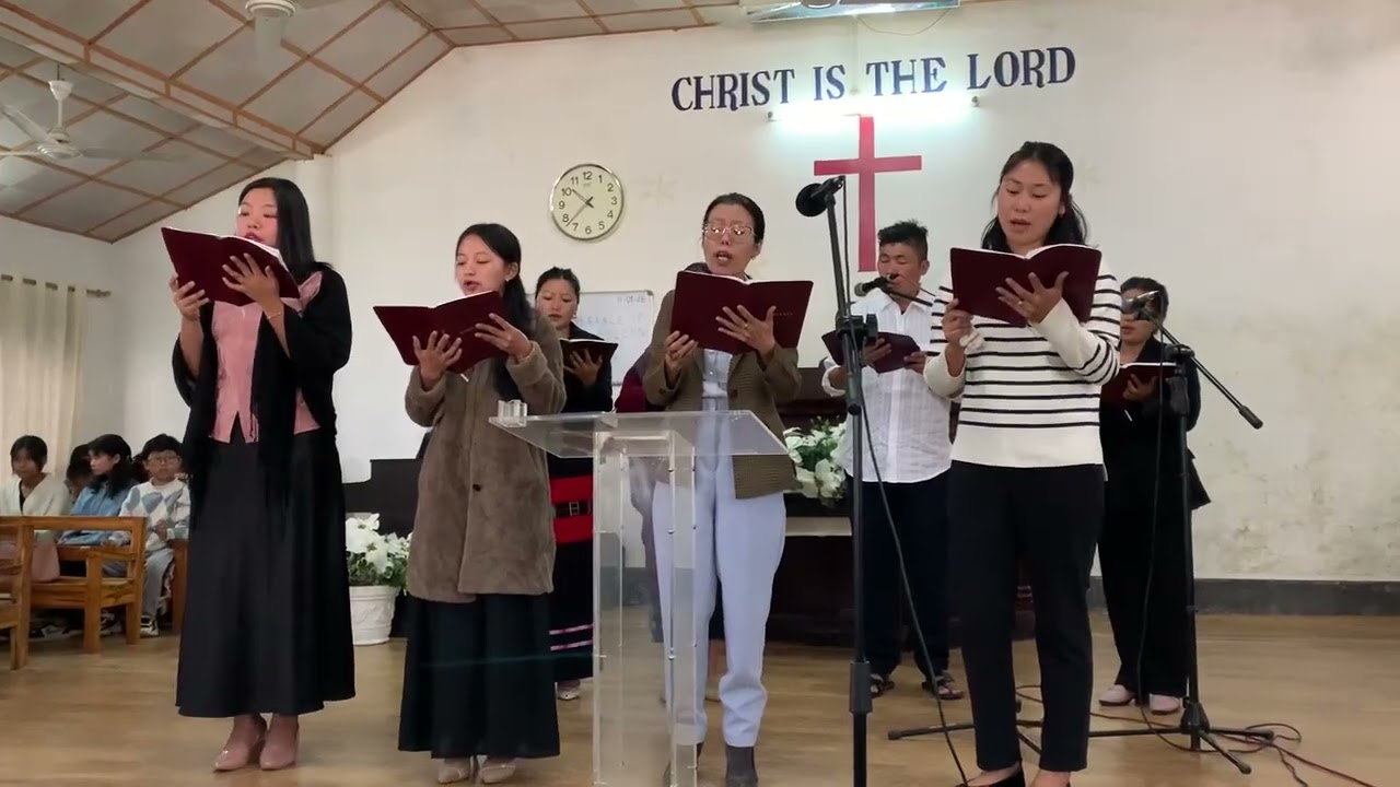 (Draw Me Nearer.) lungwiram choir sunday service 