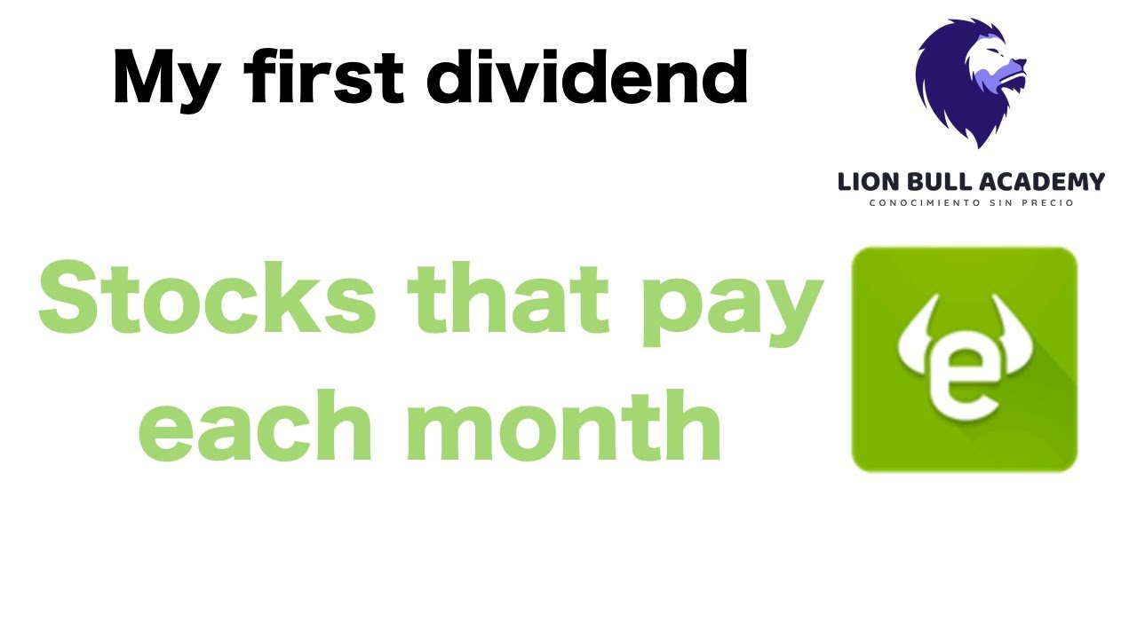 My first dividend Etoro Get pay every month YouTube