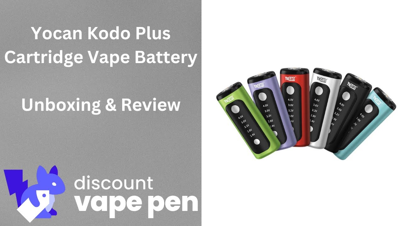 Yocan Kodo Plus - Cart Vape Battery Unboxing & Review