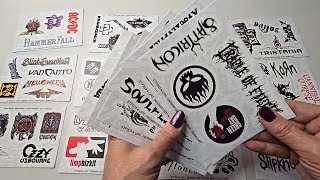 Heavy Metal Bands and Hard Rock Band Stickers For Music Lovers