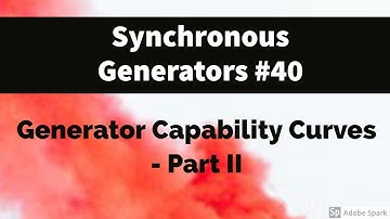 #40 Synchronous Generators - Generator Capability Curves Part II