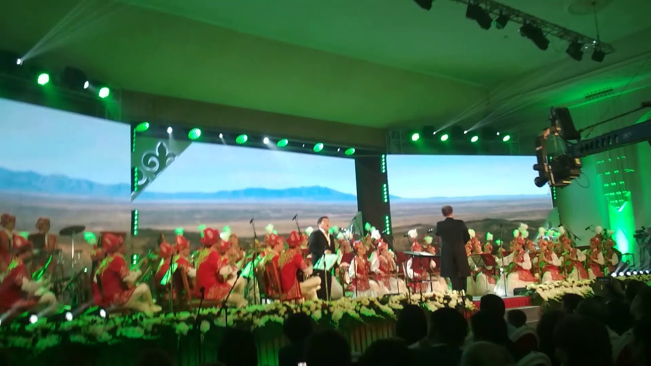 Таң Сыры — Аскат Мусабеков Курмангазы эл аспаптар оркестринин коштоосунда. Алматы шаары 1. 10. 2018.