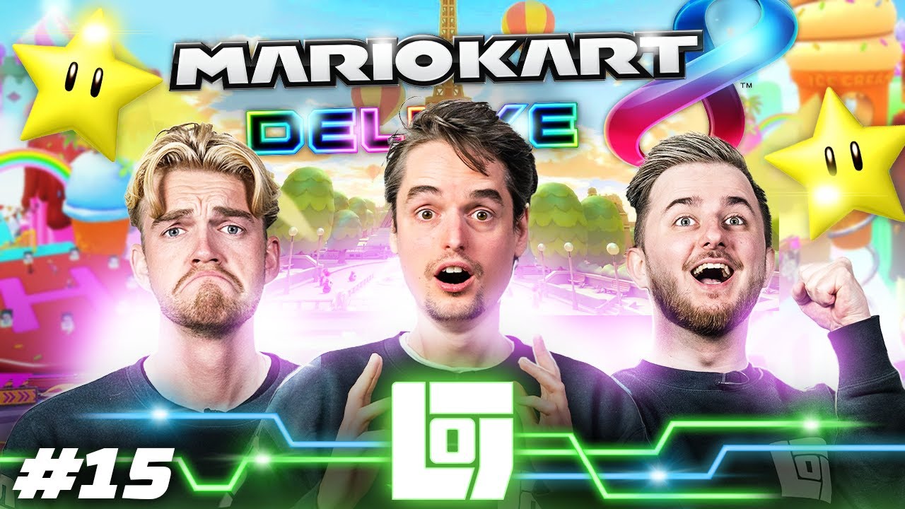 EINDELIJK MARIO KART! met Egbert, Stefan en Don | LOGS7 | #15