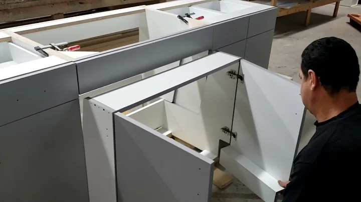 Handicap sink cabinet