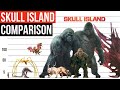 Skull island monsters size comparison  2021