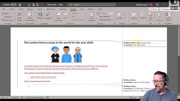 Level 1 Word Lesson 22: Version history in Word