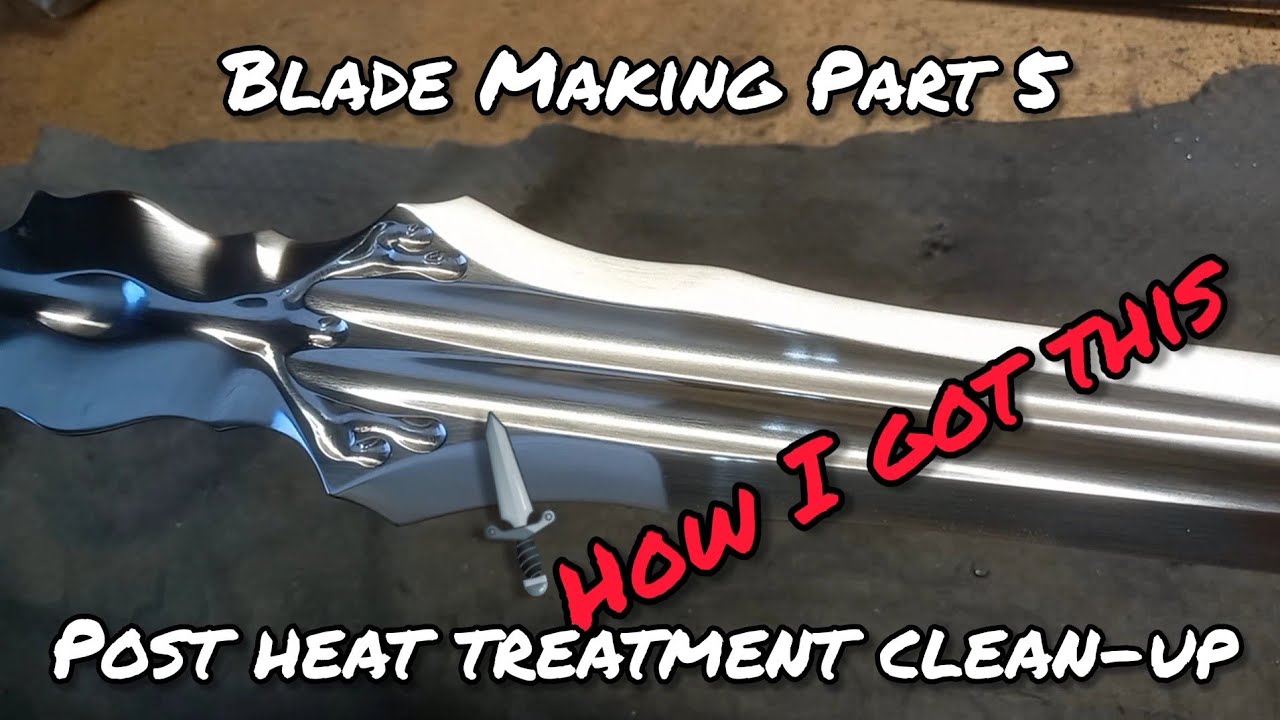 Blade Making Part 5: post heat treatment clean up - full video at ...
