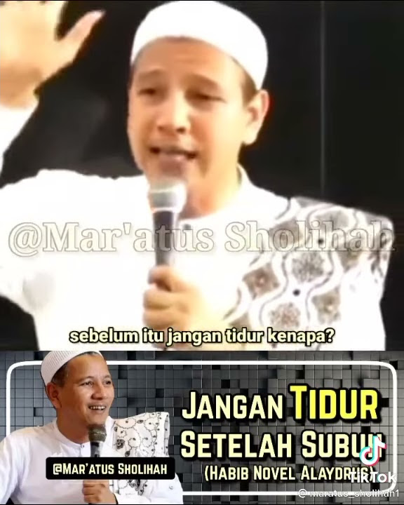 Habib novel jangan tidur setelah subuh