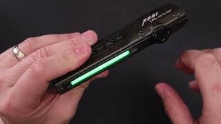 Hotligh Zf8319 Edc Rechargeable Led Rgb Uv Flashlight  2000 Lumens Turbo Mode