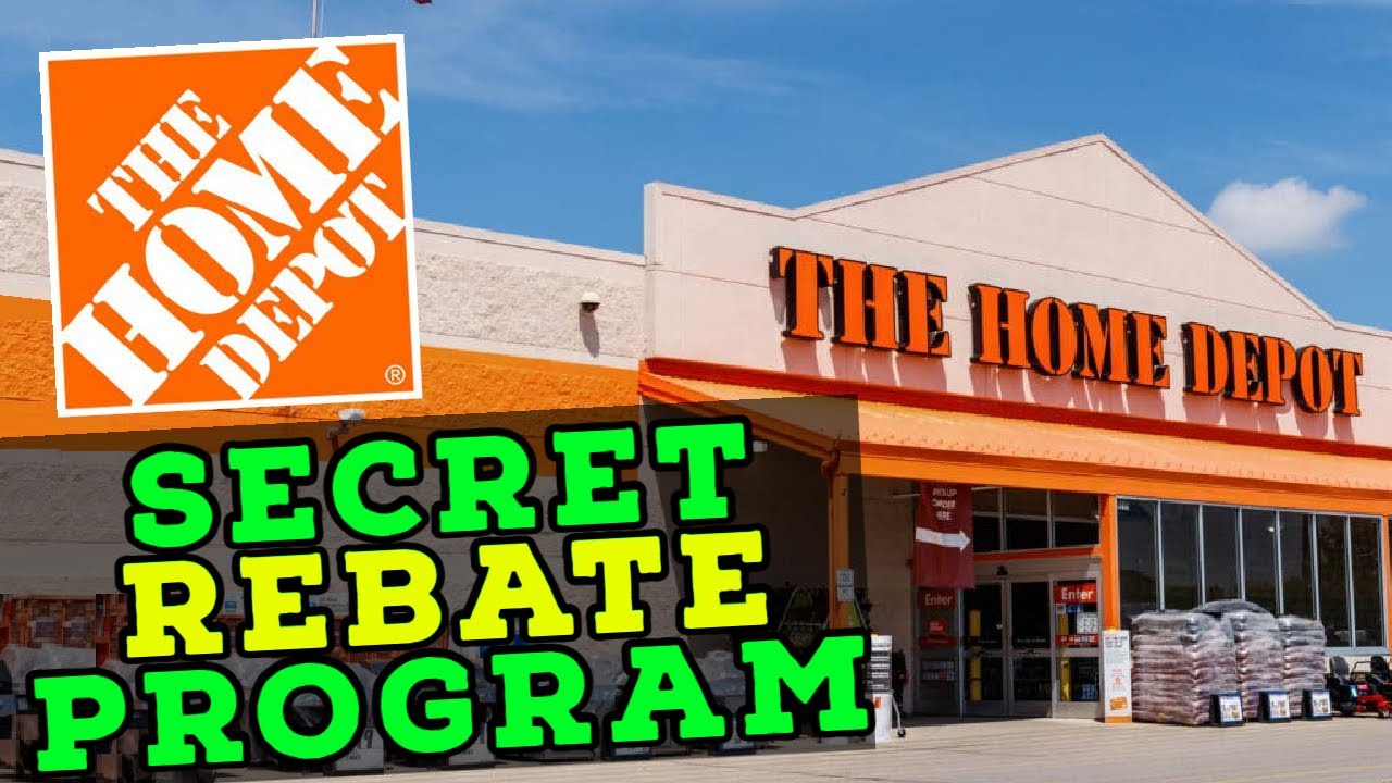 Home Depot s Secret Rebate Program YouTube