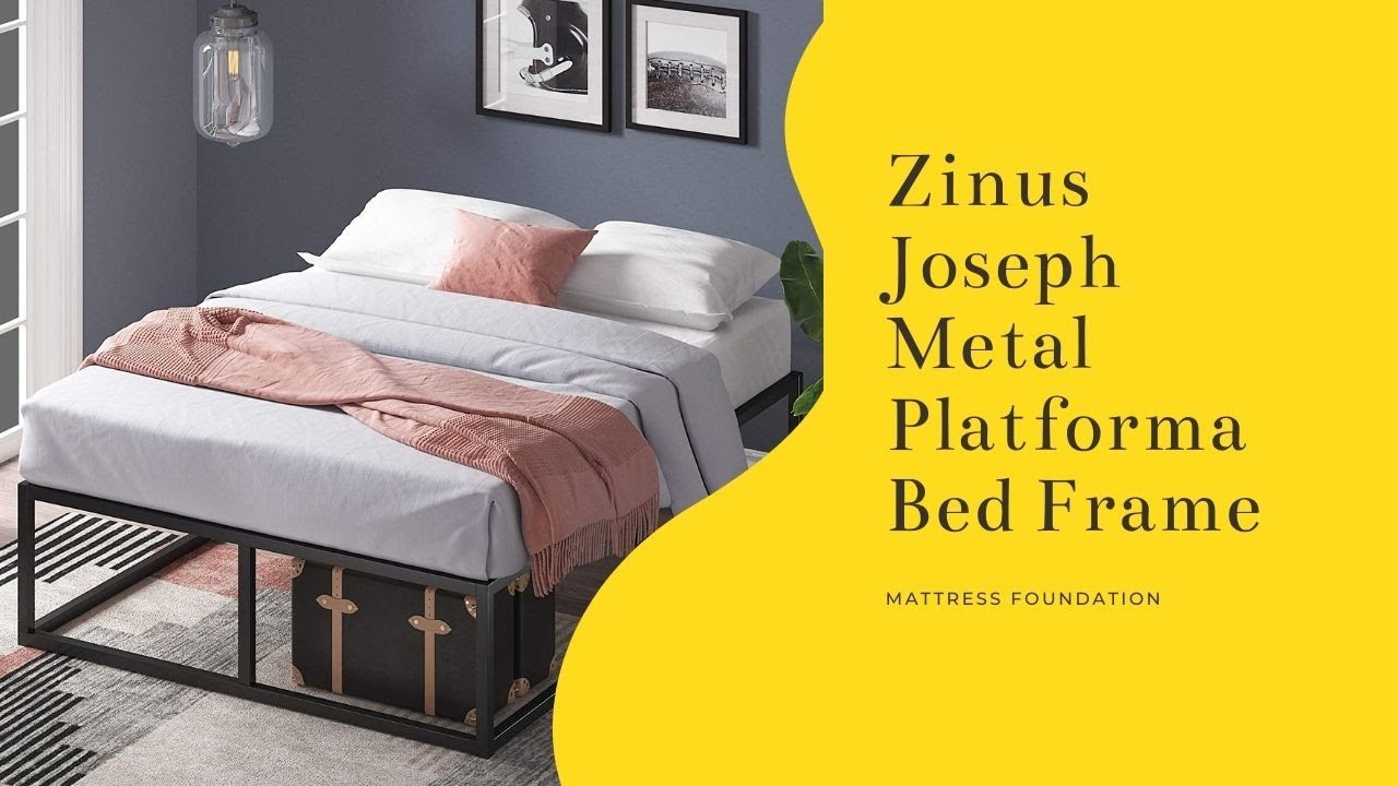 Zinus Bed Frame | Mattress Foundation | Zinus Joseph Metal Platforma Bed Frame | 2021 [Top Product]