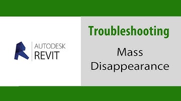 How to show disappearing masses in revit