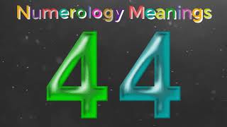 ... #44numerology #number44