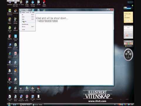 [Archive] HOW TO MAKE A FAKE BLUE SCREEN OF DEATH