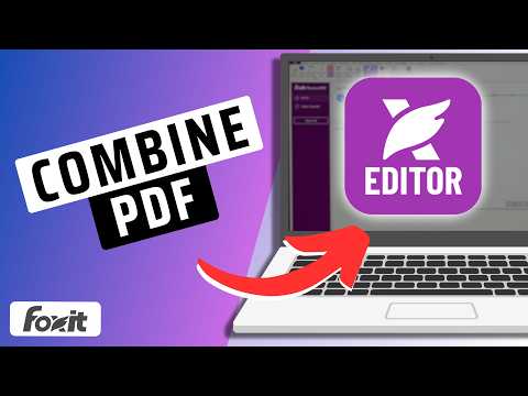 How To Combine PDF In Foxit Reader