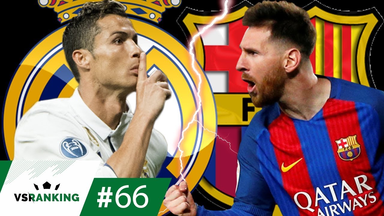 OS 10 MAIORES GOLAÇOS DE CR7 E MESSI NO EL CLÁSICO – VSRANKING #66