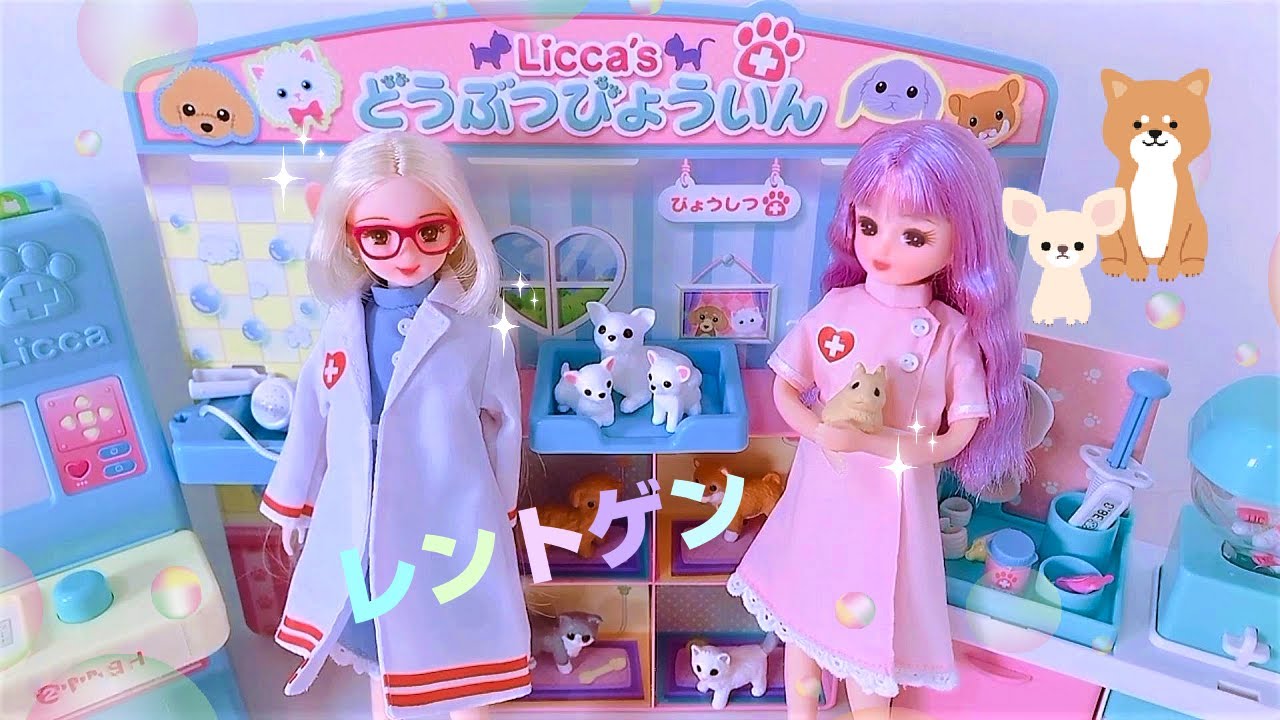 開封＊🐶🐈🐁 『わんにゃんレントゲン! リカちゃん動物病院』❤【Licca