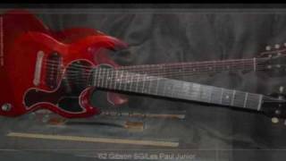 Video thumbnail of "Mike Oldfield's sound of his vintage guitar (Gibson SG Junior  '62)"