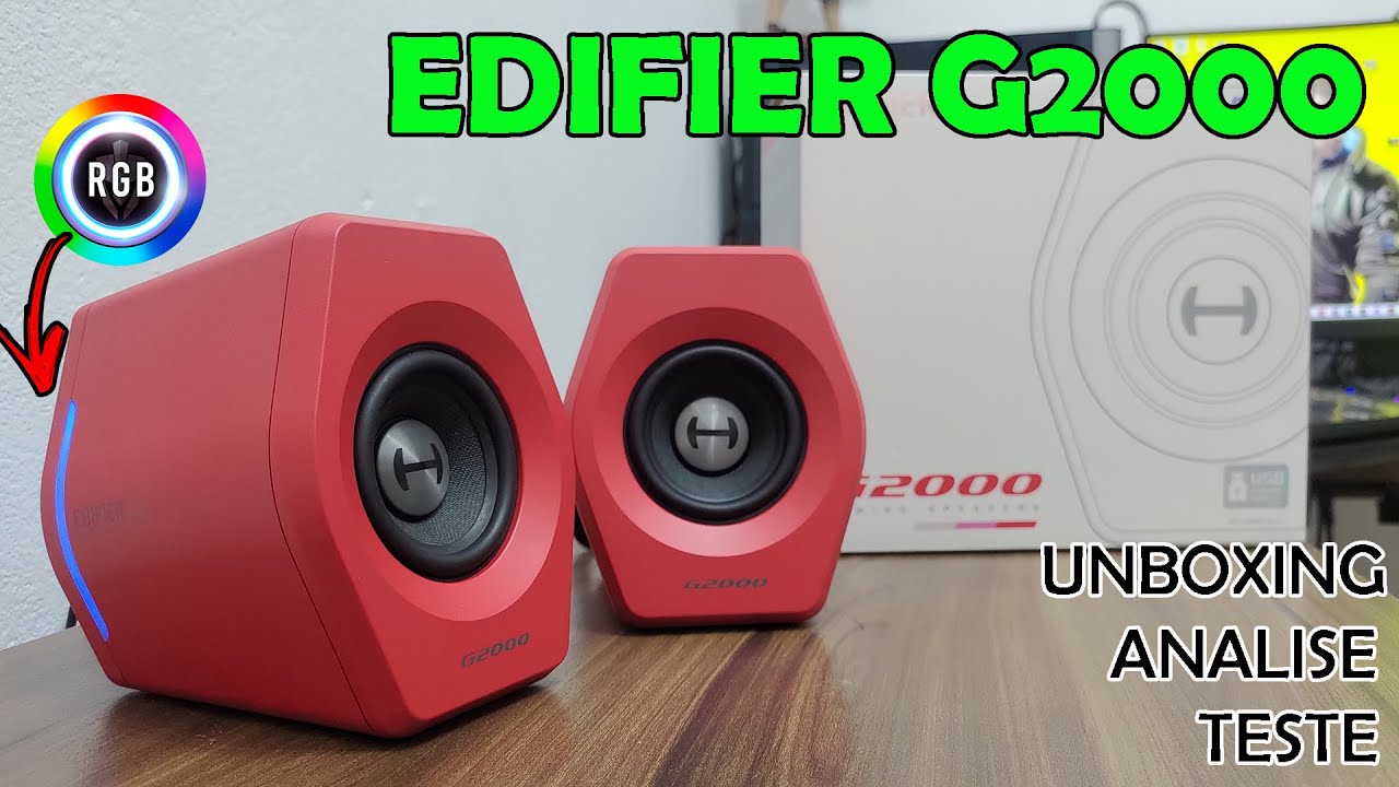 EDIFIER G2000 THE BEST GAMER SPEAKER - UNBOXING AND ANALYSIS, I