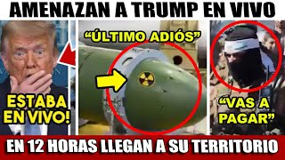 AMENAZAN A TRUMP EN VIVO! IRAN NO PERDONA ¡LE DAN 12 HORAS ! BOBARDEN REFINERIA DE TRUMP