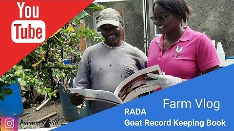 R.A.D.A. Goat Record Keeping HandBook with Farmer Khalil
