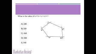 GRE Quants - GEOMETRY PROBLEMS | Manhattan Review