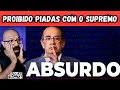 É proibido fazer piadas com instituições diz Gilmar Mendes. #4k #4kvideo