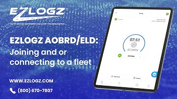 Ezlogz ELD, AOBRD, Joining and or Connecting to a Fleet | Tutorial