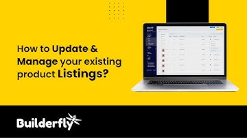 How to edit listing & product information on your online store? | Builderfly ecommerce tutorials