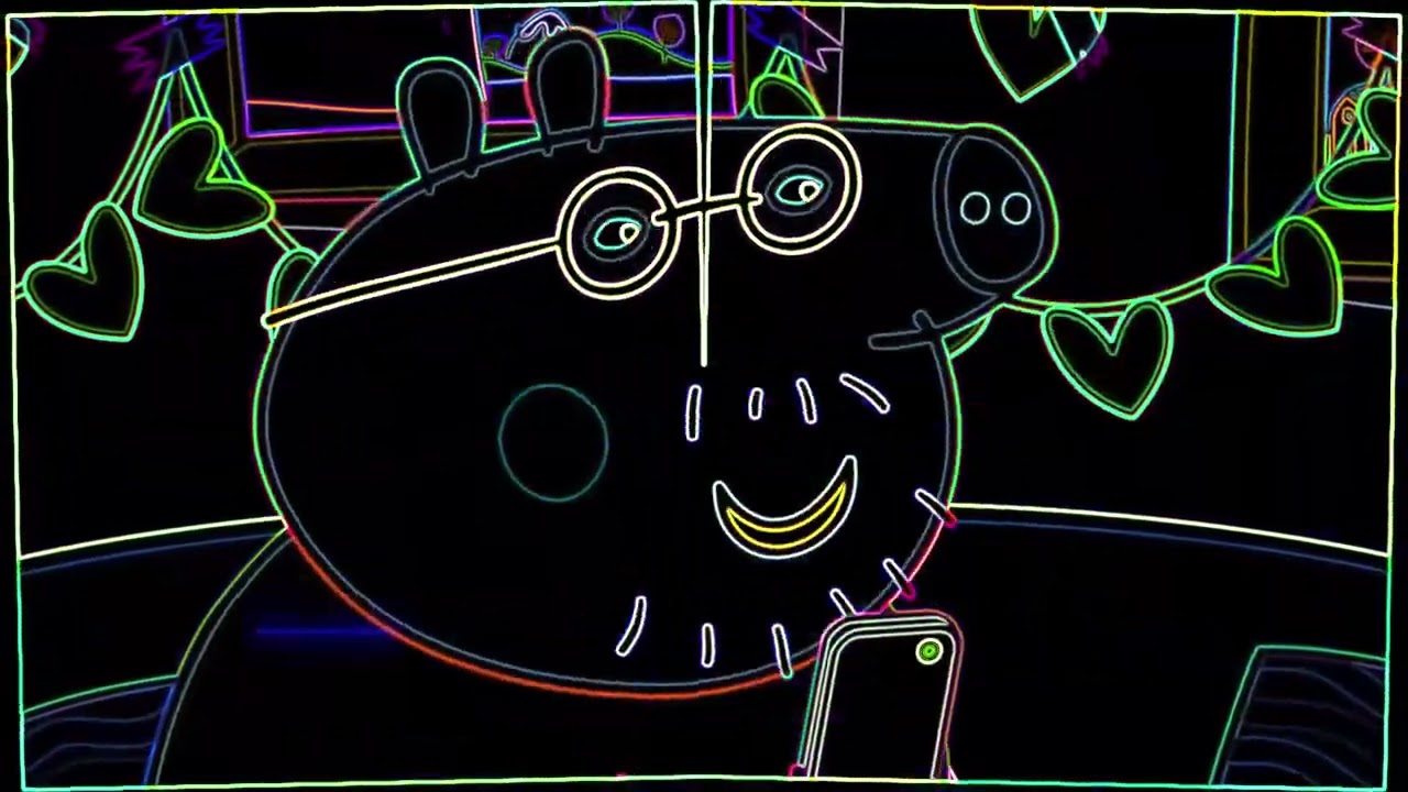 NEON EFFECTS   PEPPA taking family picture (Sponsored by sparta pitch)