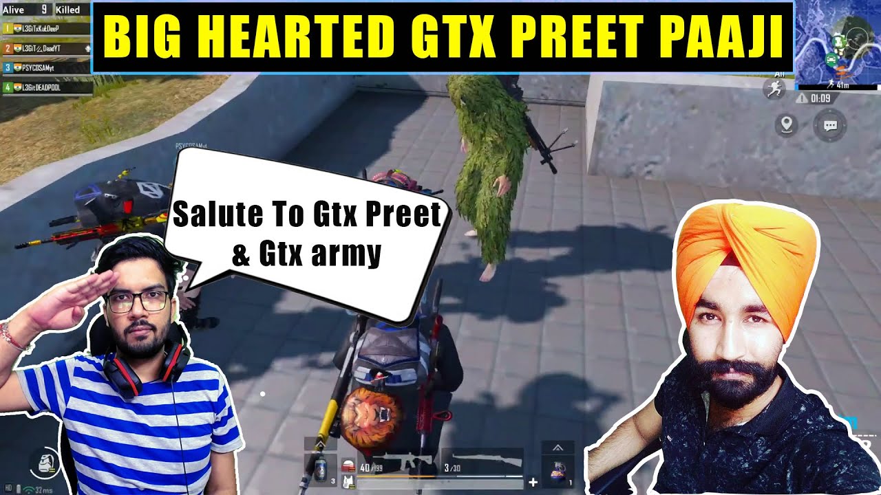 GTX PREET ARMY WATCH THIS VIDEO | PUBG MOBILE