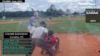 Conner Barozzino (2024 RHP) *SBA-PBR SHOWCASE* / Cornelius, NC / Showcase Baseball Academy