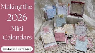 Making 2026 Mini Calendars - Fantastic Gift Idea
