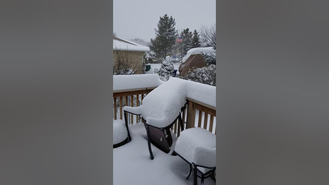 Snow in West Jordan! YouTube